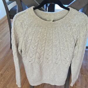 St. John's Bay Cream Cable Knit Sweater